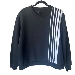 Jonny Cota Men's designer Gradient Stripe Pull over Size Large